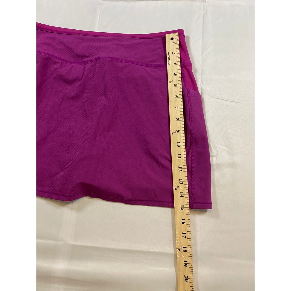 Athleta Action Skort Dobby 14.5 Blackout Pink Athletic Skirt‎ Women's Size M - Picture 6 of 13